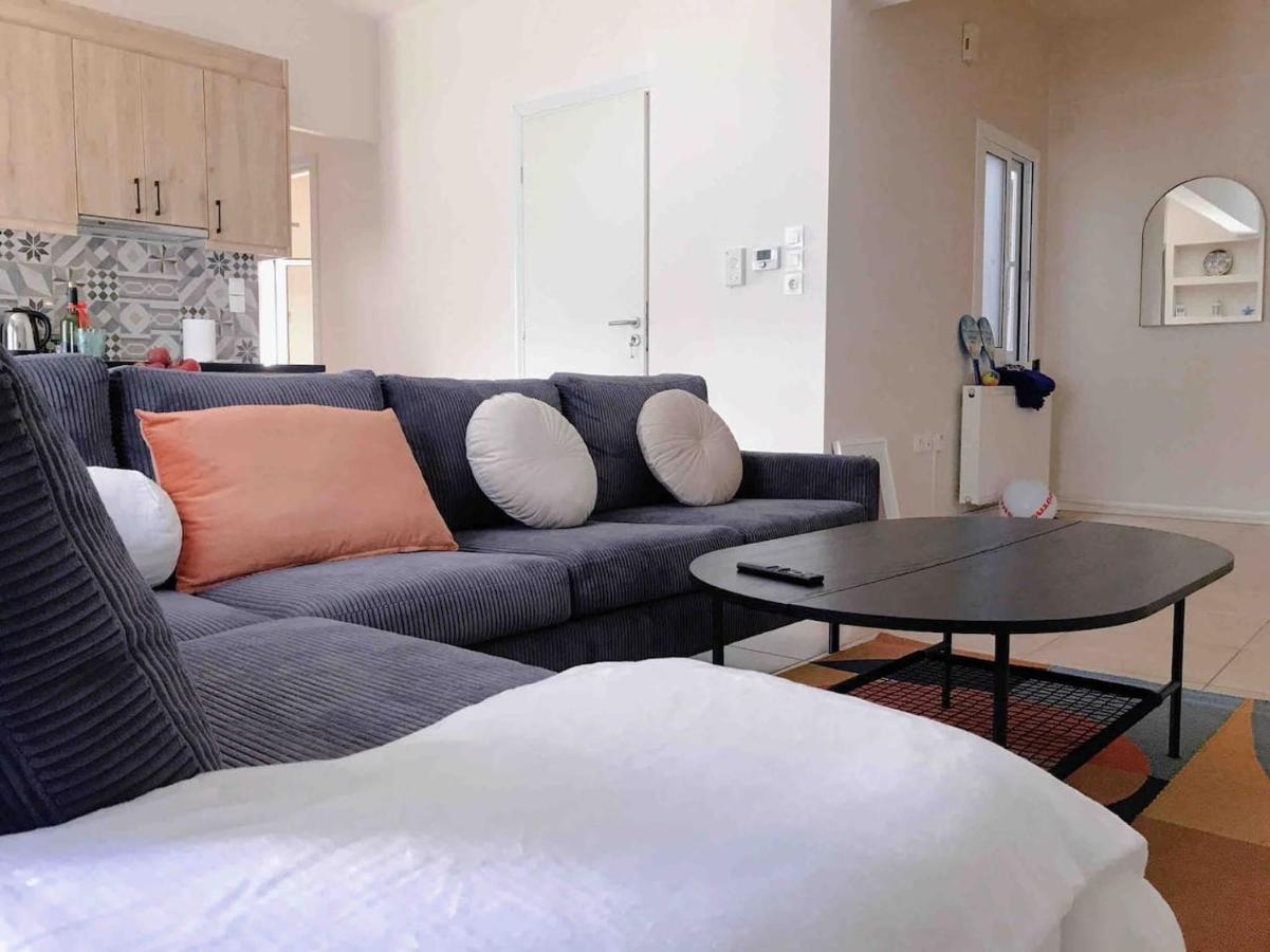 Paleo Faliro Athens Fully Equipped 2 Bedrooms 90 Sqm Big Apartment 200M To Free Beach Bagian luar foto