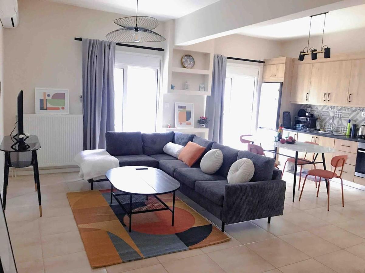 Paleo Faliro Athens Fully Equipped 2 Bedrooms 90 Sqm Big Apartment 200M To Free Beach Bagian luar foto